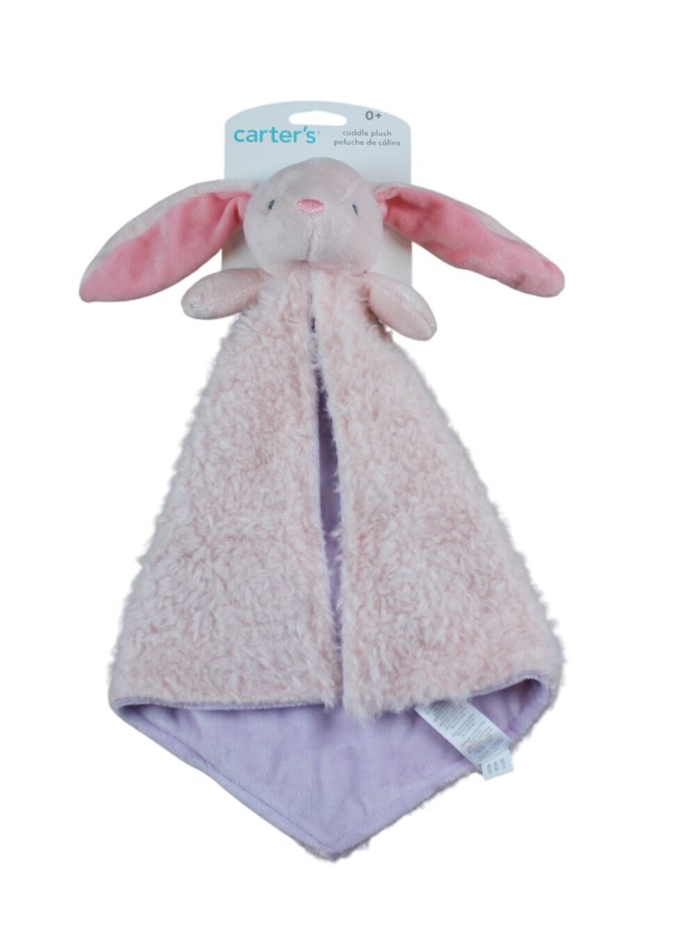 Carter's Security Blanket Bunny Pink Purple Lovey Infant Baby Girls Rabbit NWT